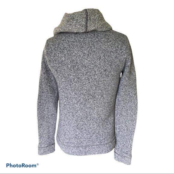 J. CREW Gray BLOGGER Marled Funnelneck Sweater XS - Picture 2 of 5